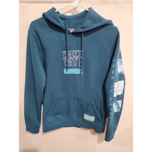 Brooklyn Cloth MFG Co Men's Hoodie Wavy Wavy W/ Graphic Sleeve Sz S